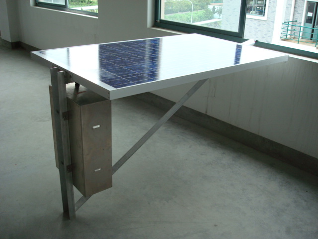 solar streetlight without fixture